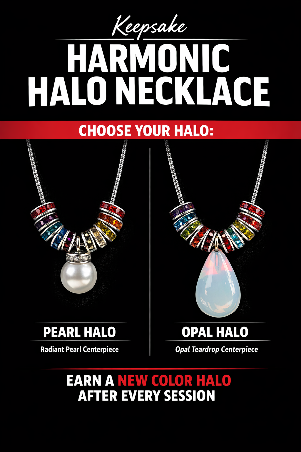 Keepsake Harmonic Halo Necklace